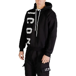 Black Cotton Hoodie