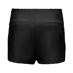 Black Polyester Shorts