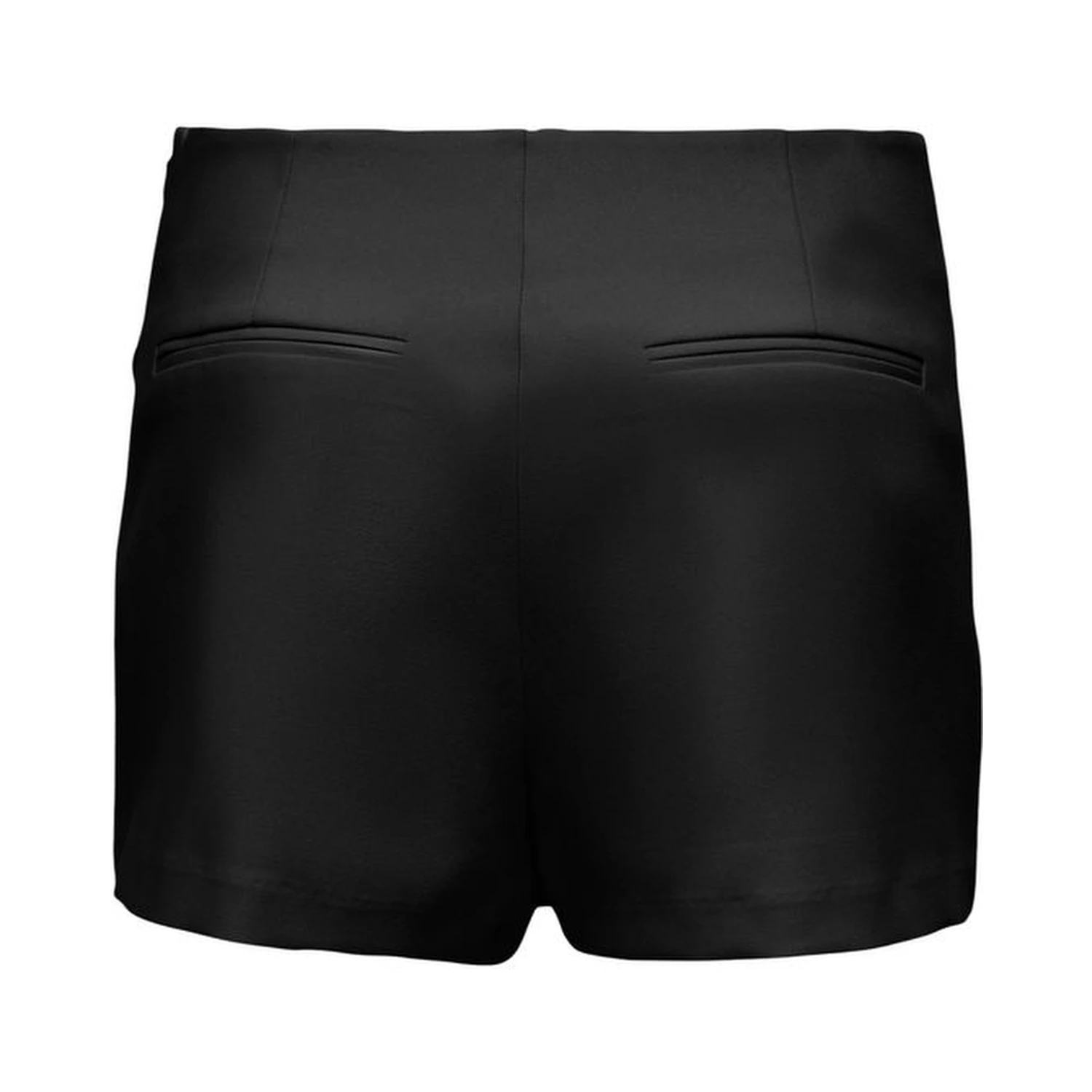 Black Polyester Shorts