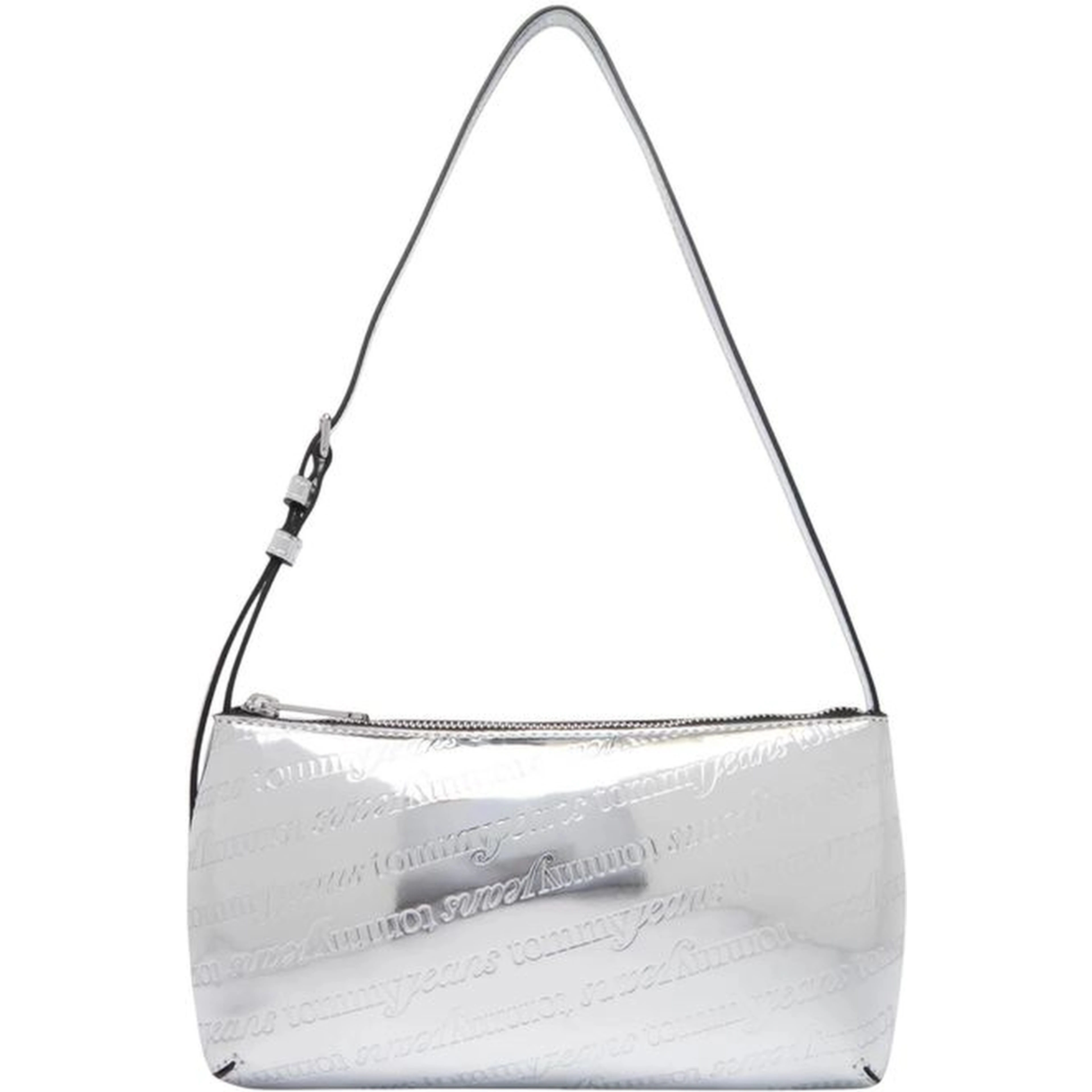Silver Polyethylene Handbag