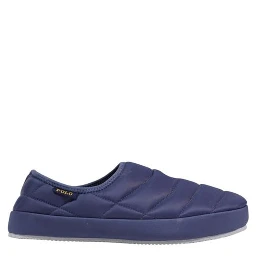 Blue Textile Slippers