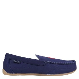 Blue Textile Slippers