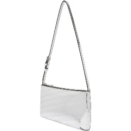 Silver Polyethylene Handbag