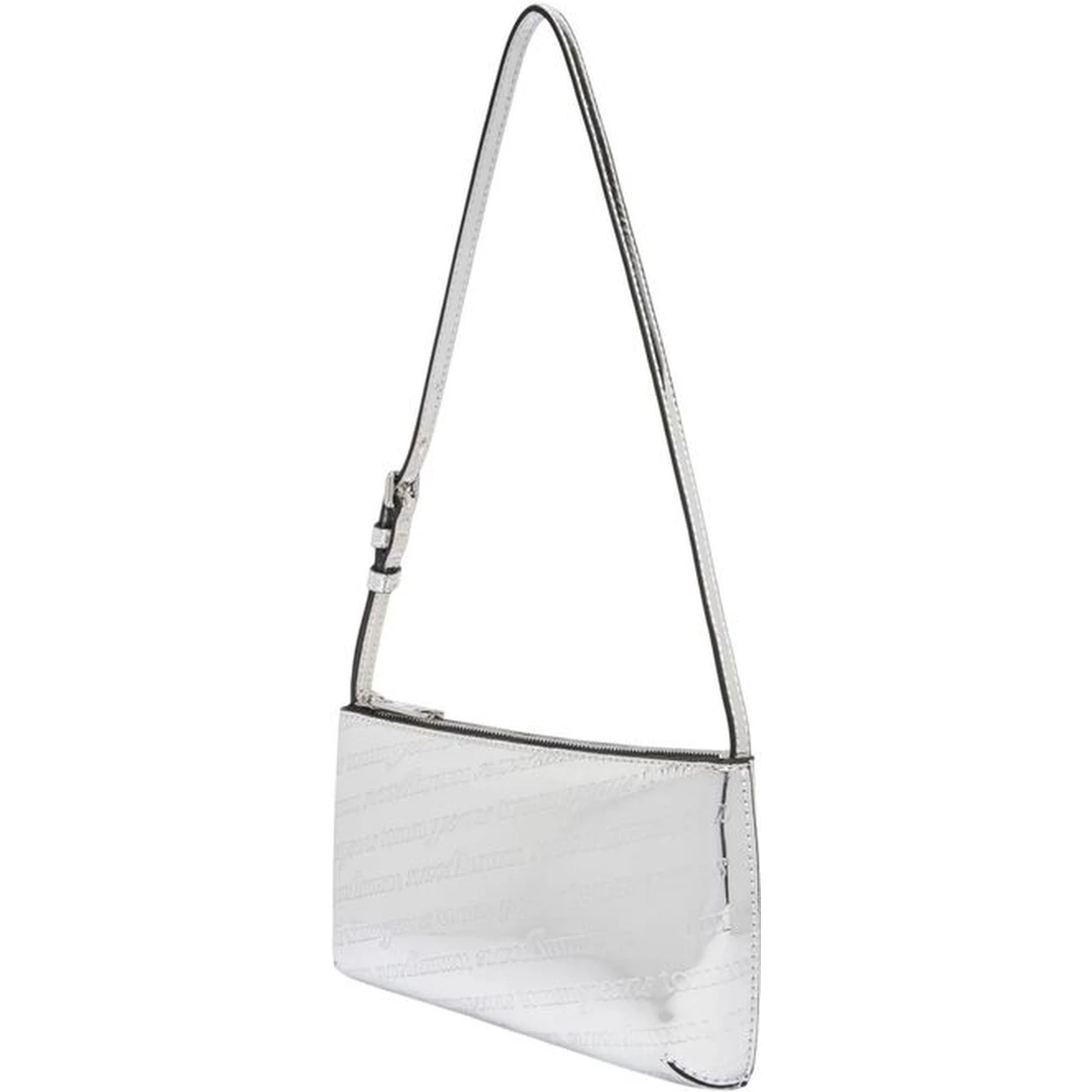 Silver Polyethylene Handbag