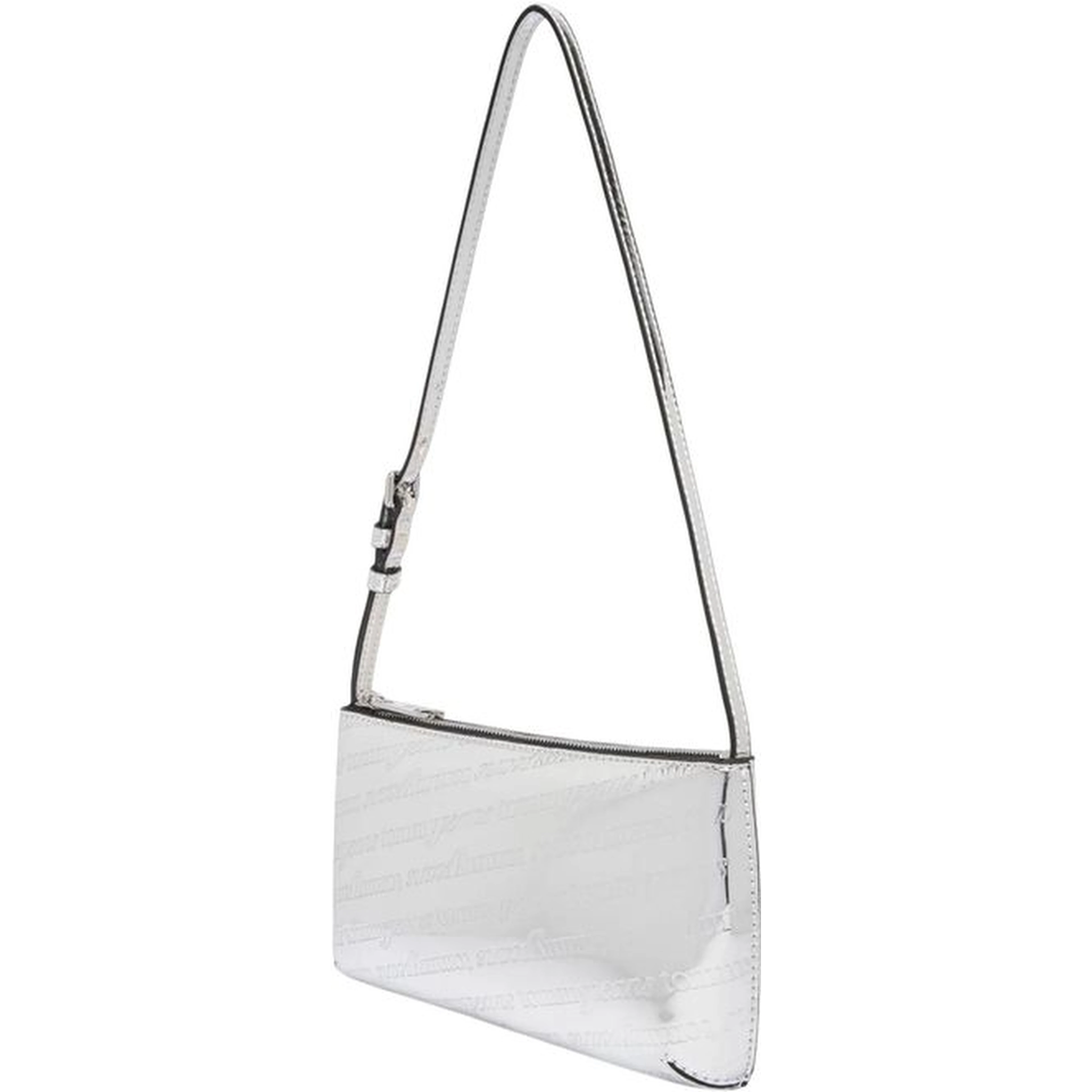 Silver Polyethylene Handbag