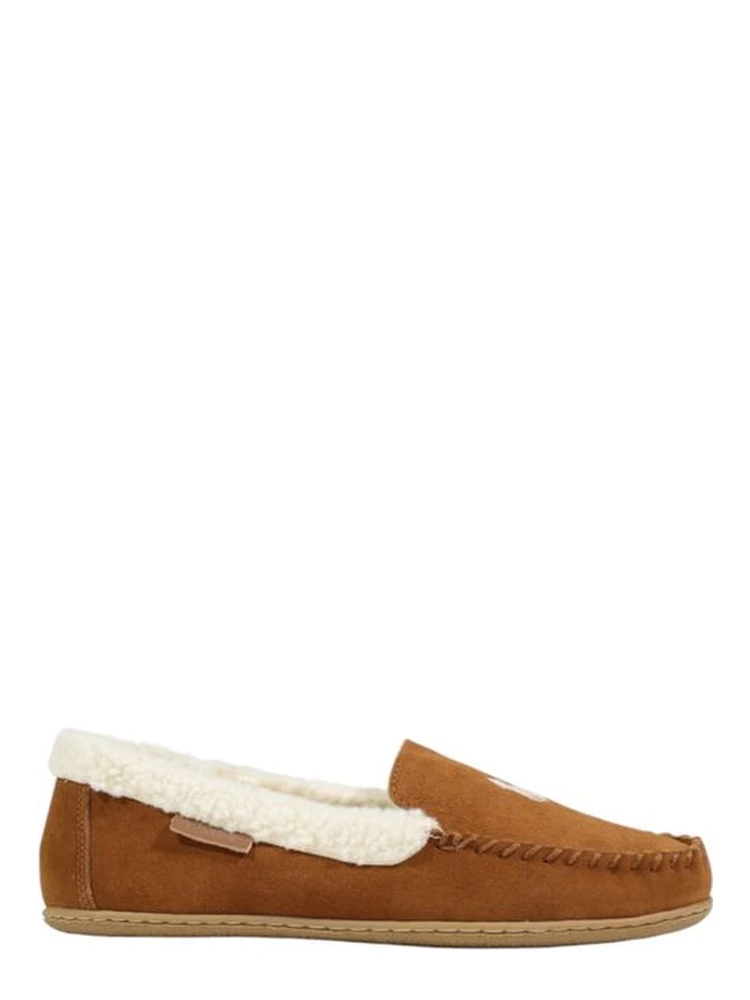 Brown Suede Leather Slippers