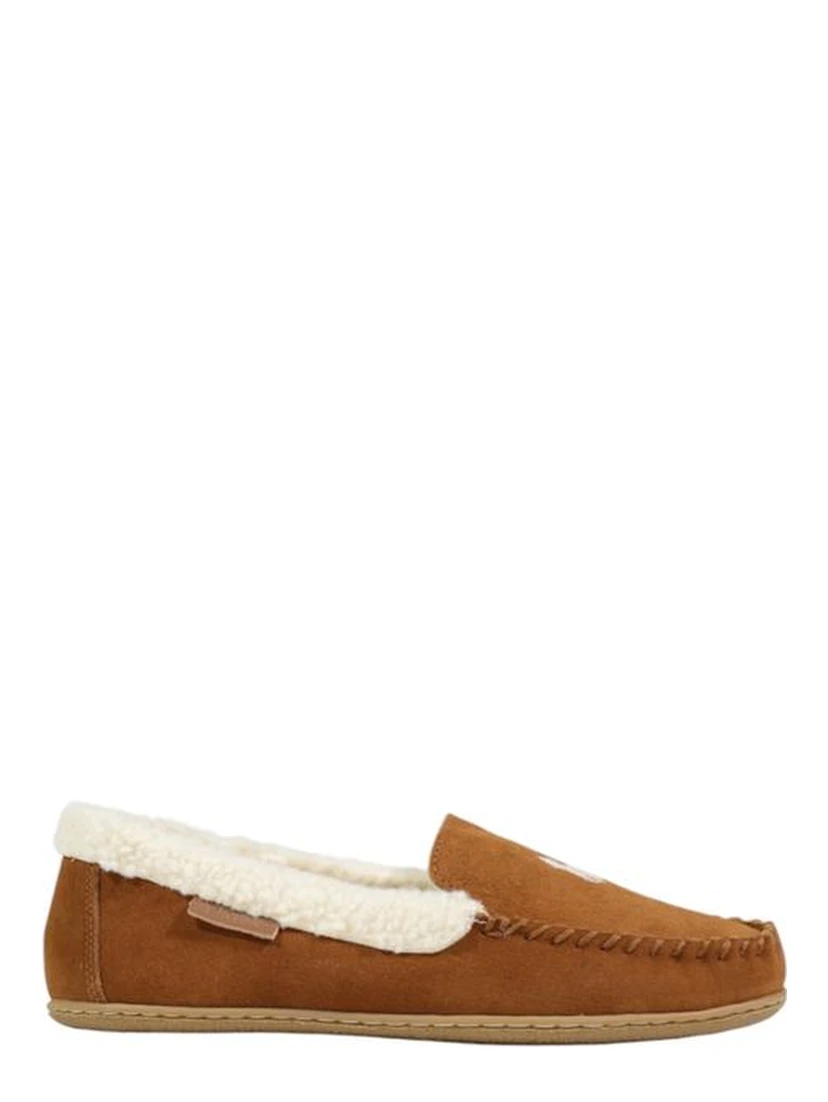 Brown Suede Leather Slippers