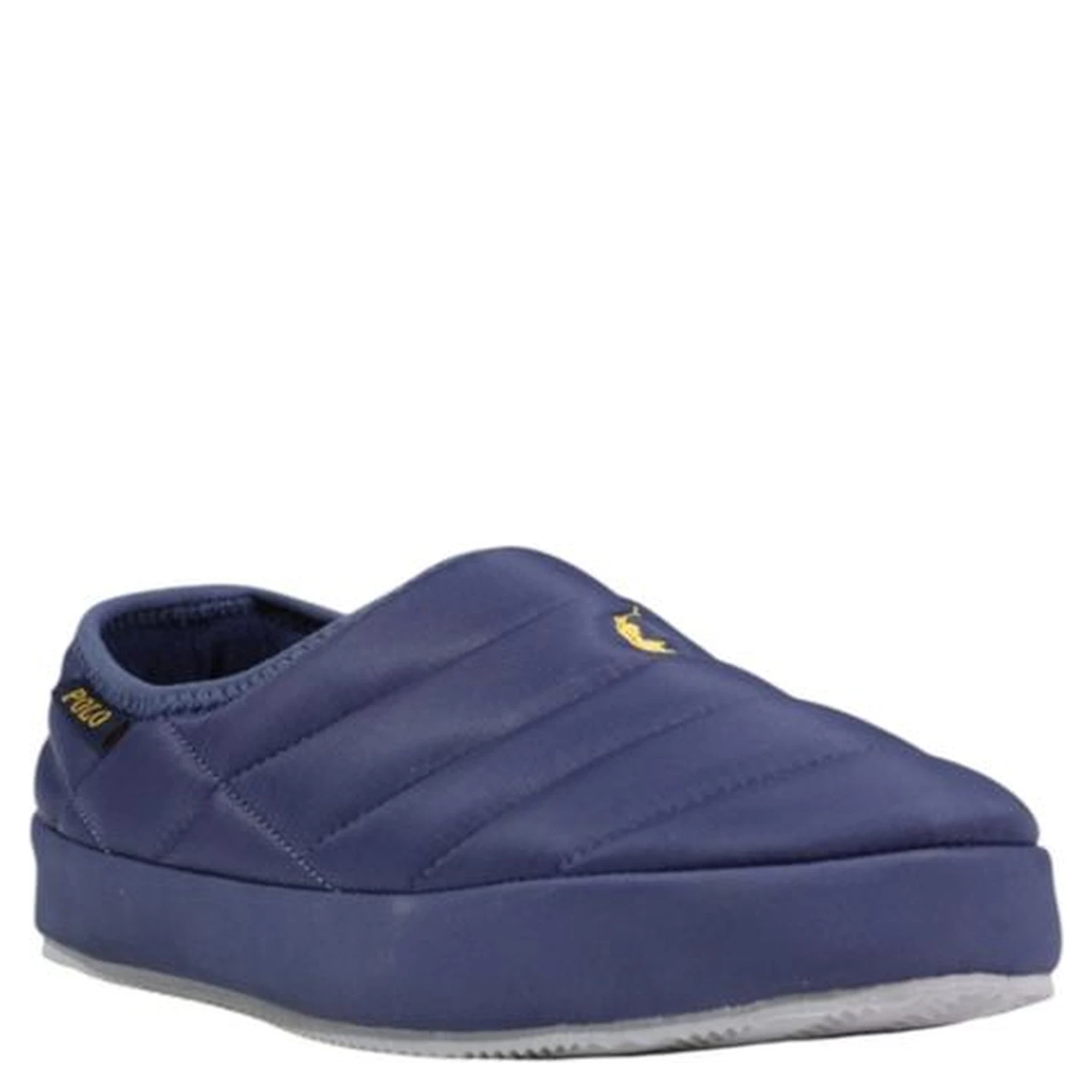 Blue Textile Slippers