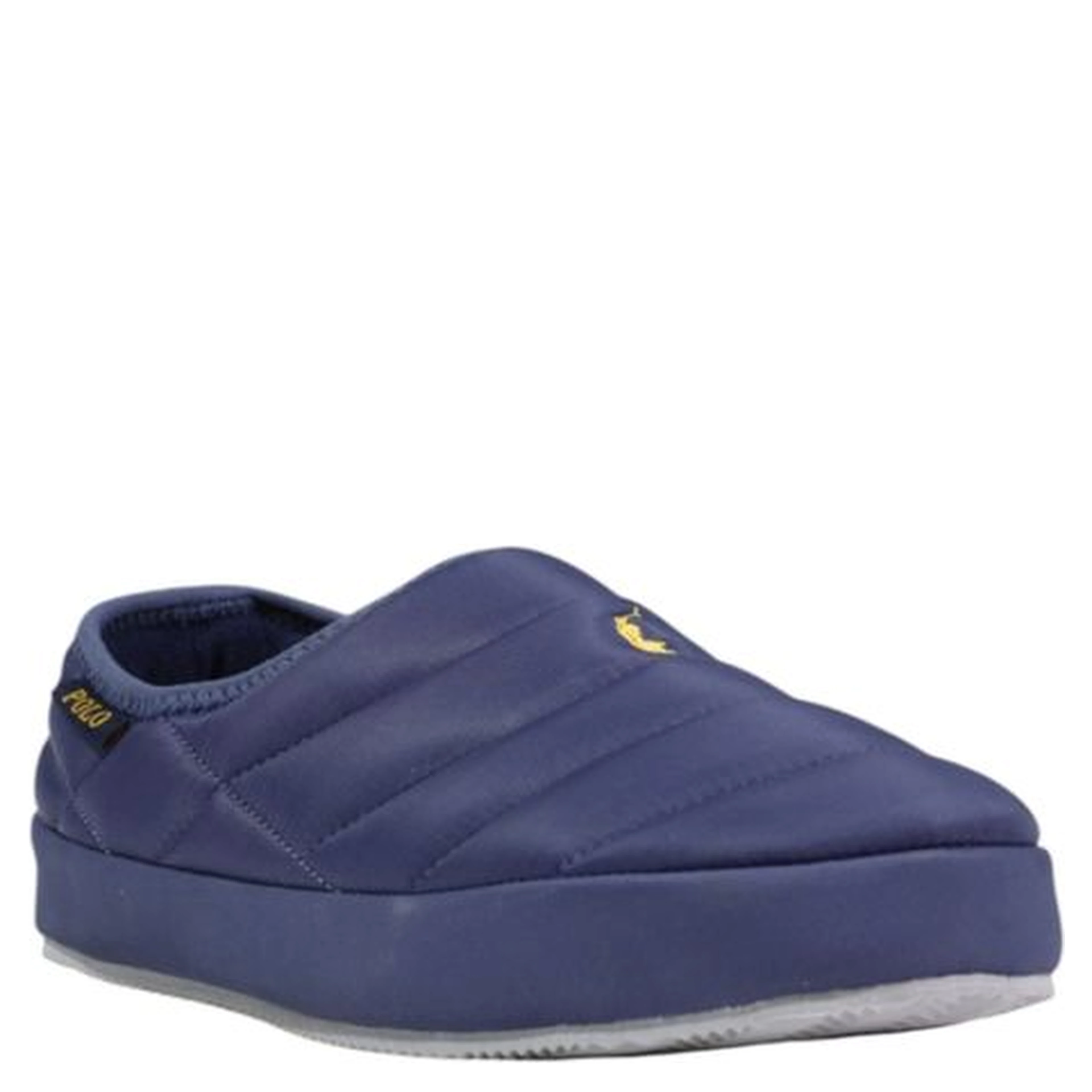 Blue Textile Slippers