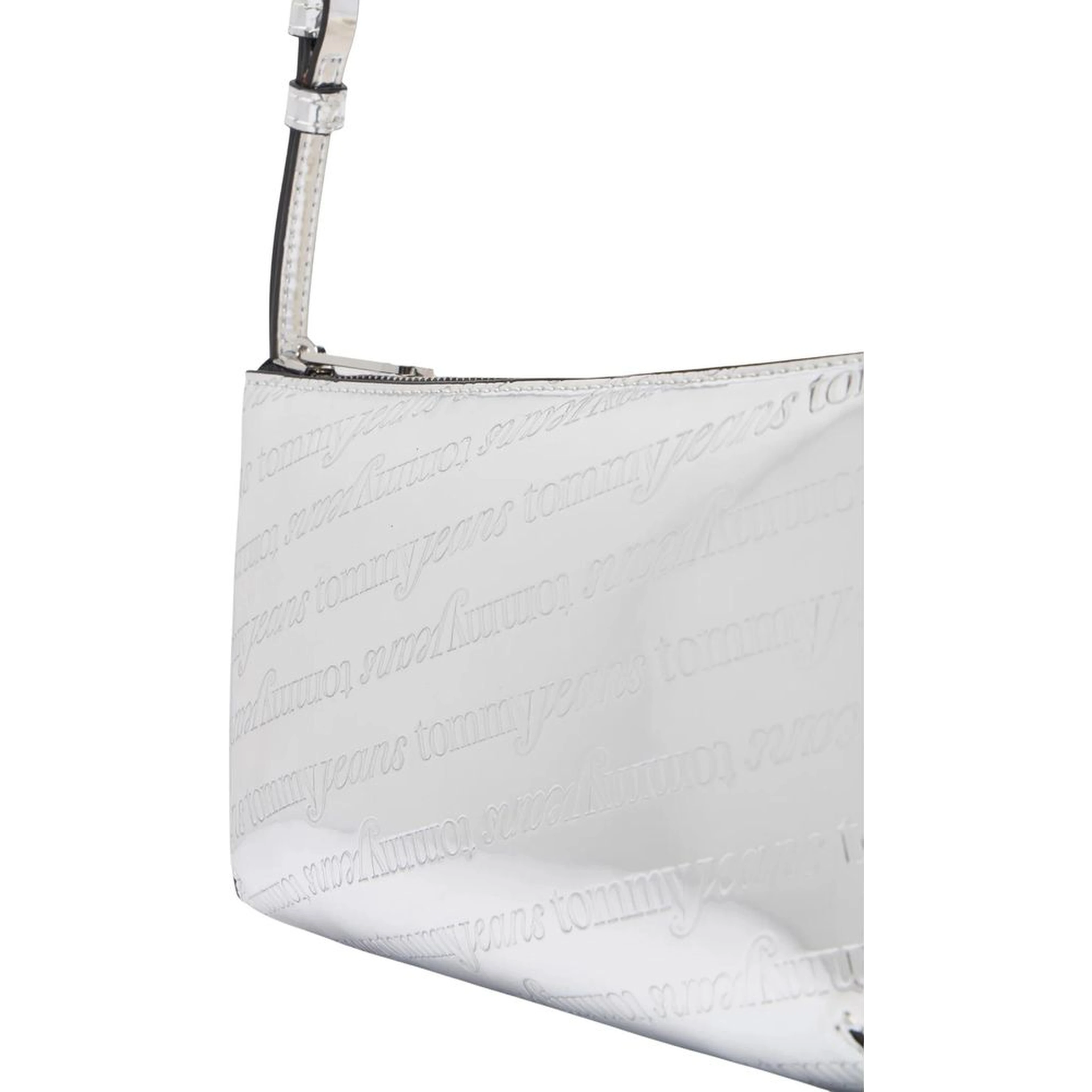 Silver Polyethylene Handbag