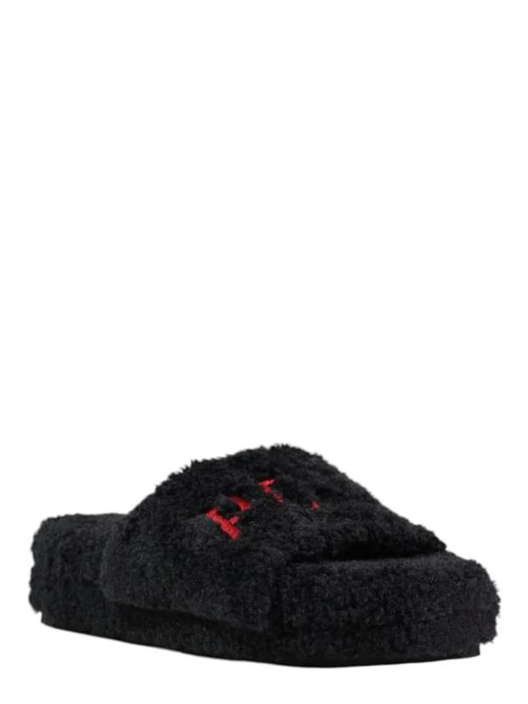 Black Textile Slippers alternative