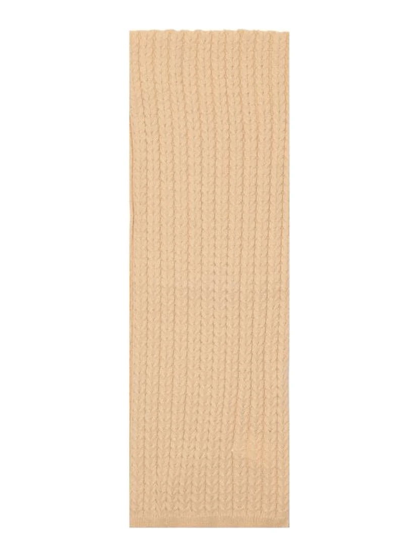 Beige Polyester Scarf