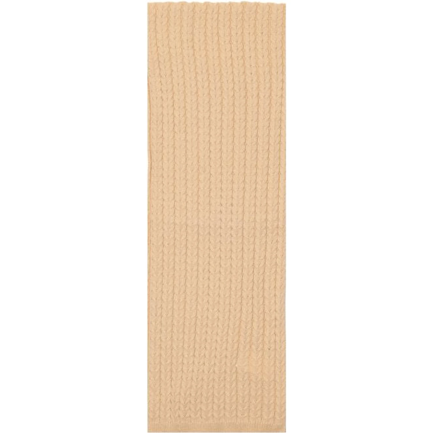 Beige Polyester Scarf