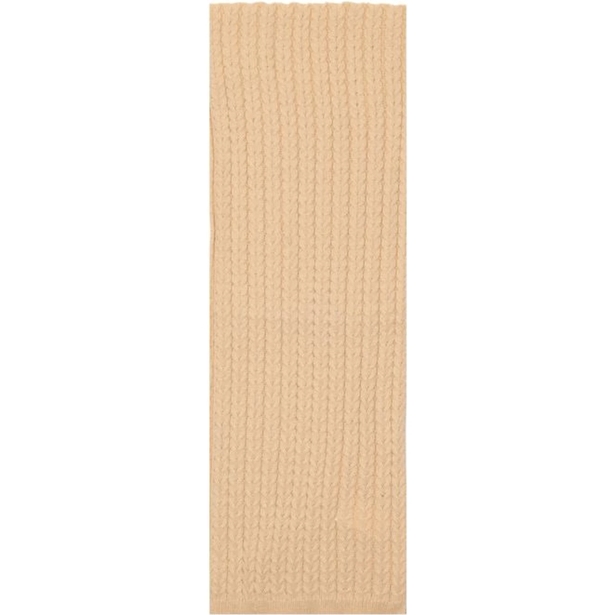 Beige Polyester Scarf