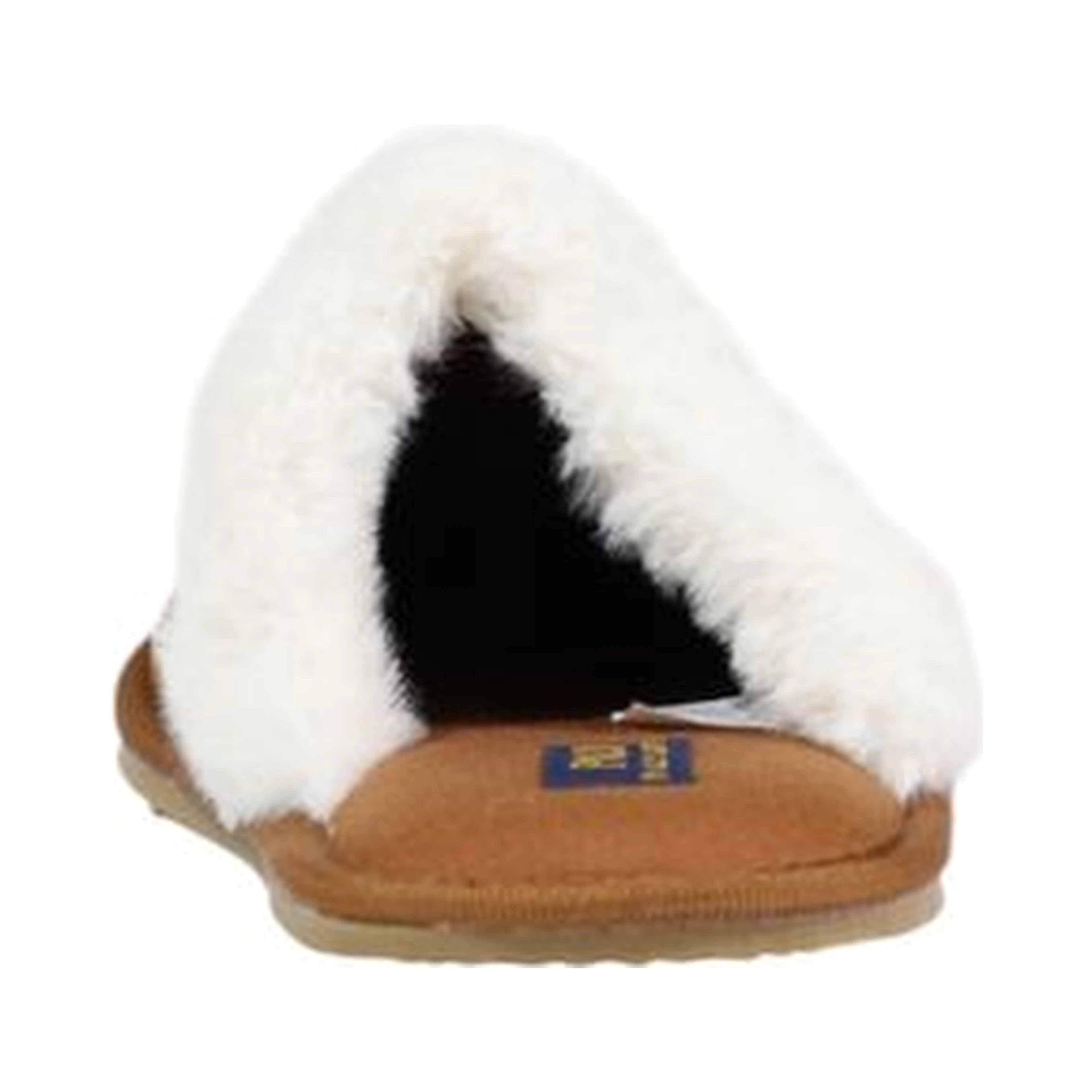 Brown Textile Slippers