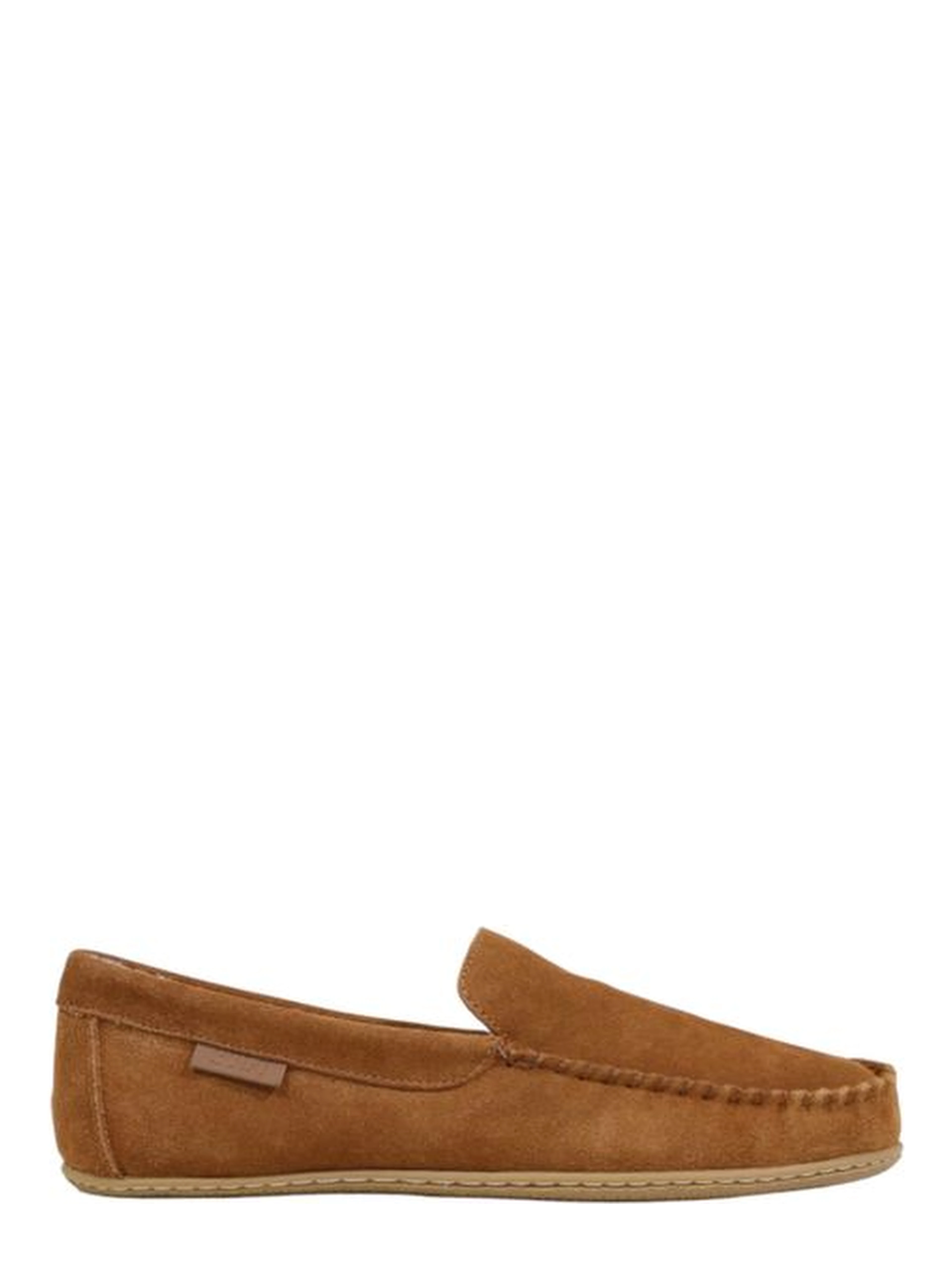 Brown Suede Leather Slippers
