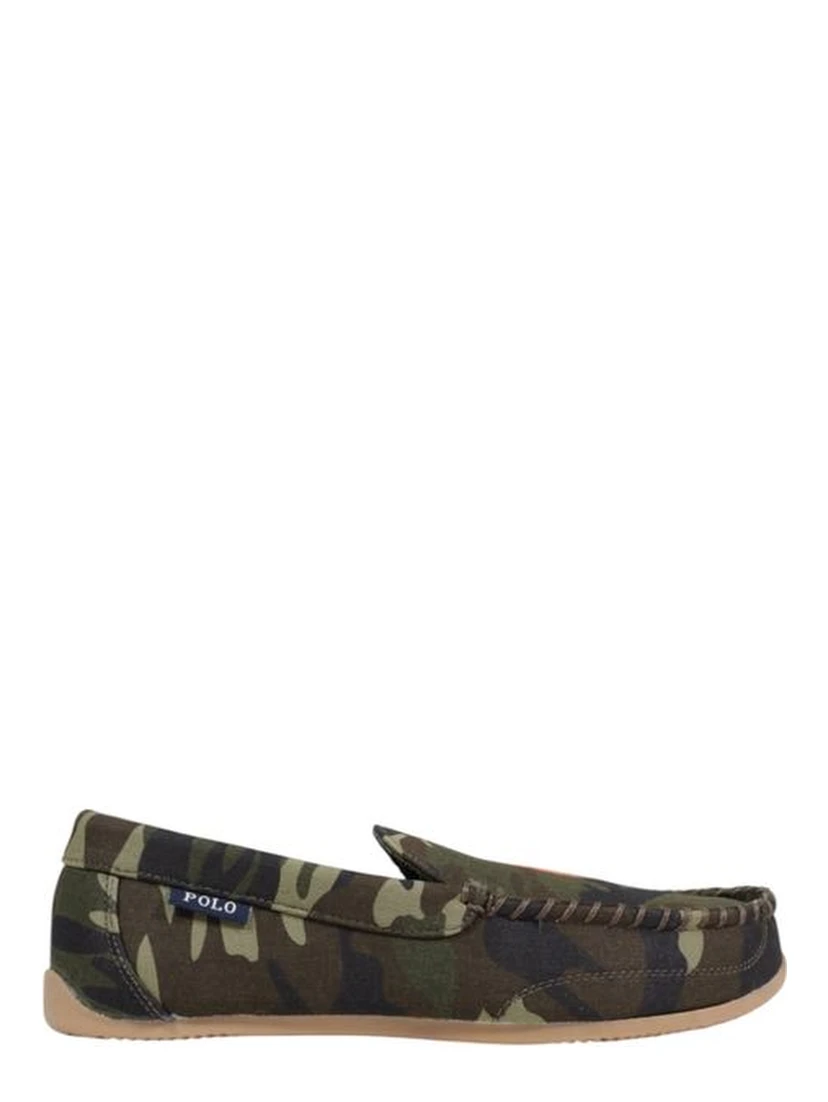 Green Textile Slippers