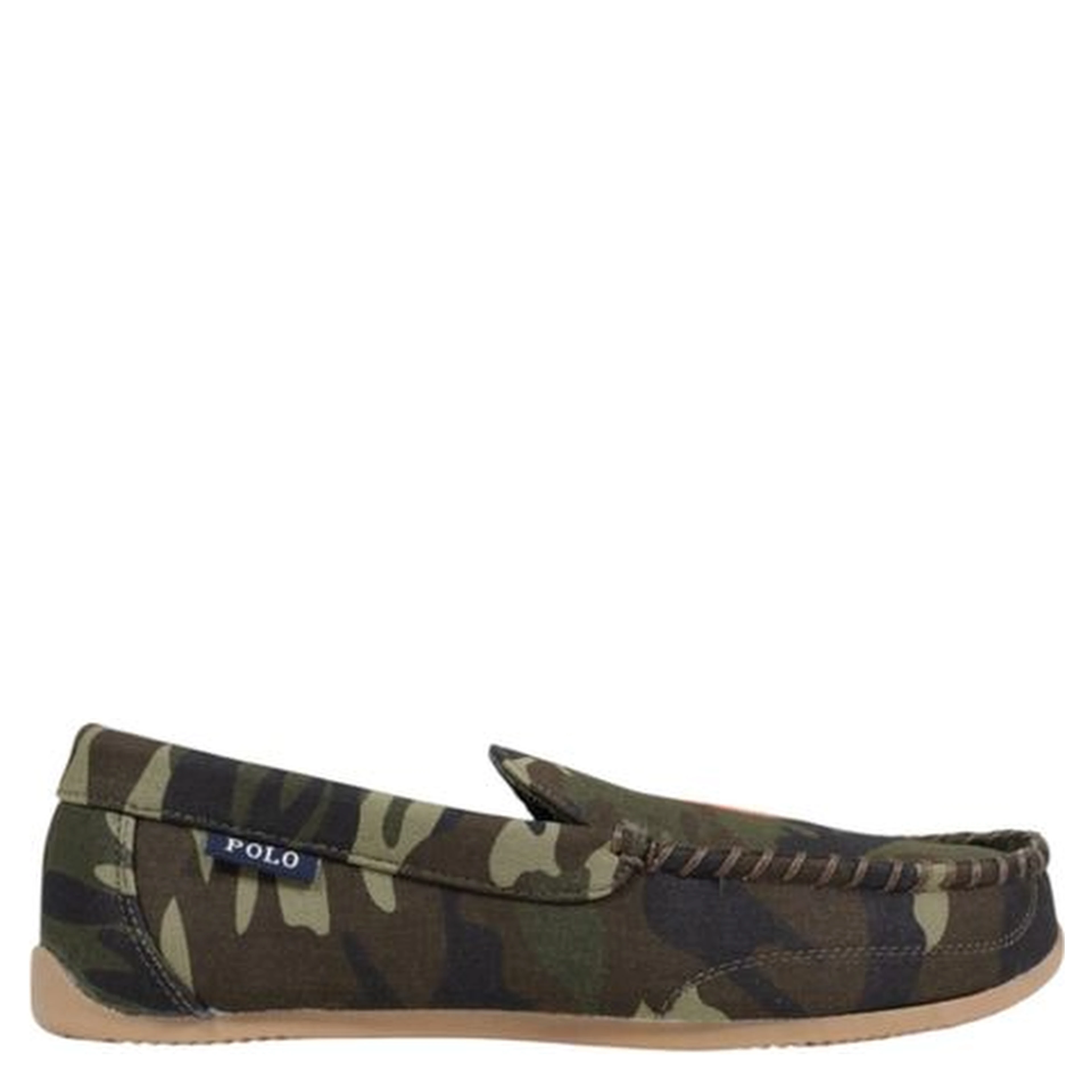 Green Textile Slippers
