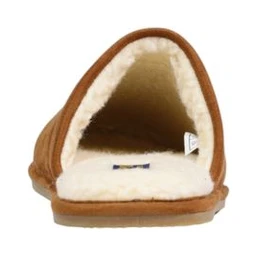 Brown Textile Slippers