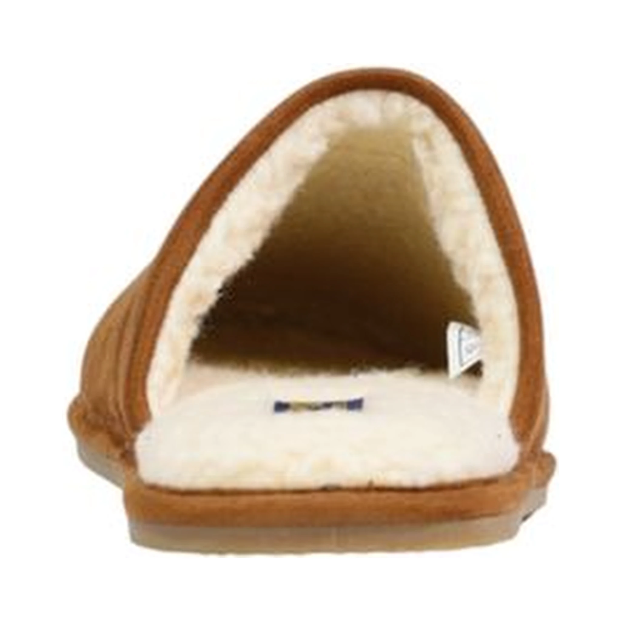 Brown Textile Slippers