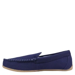 Blue Textile Slippers