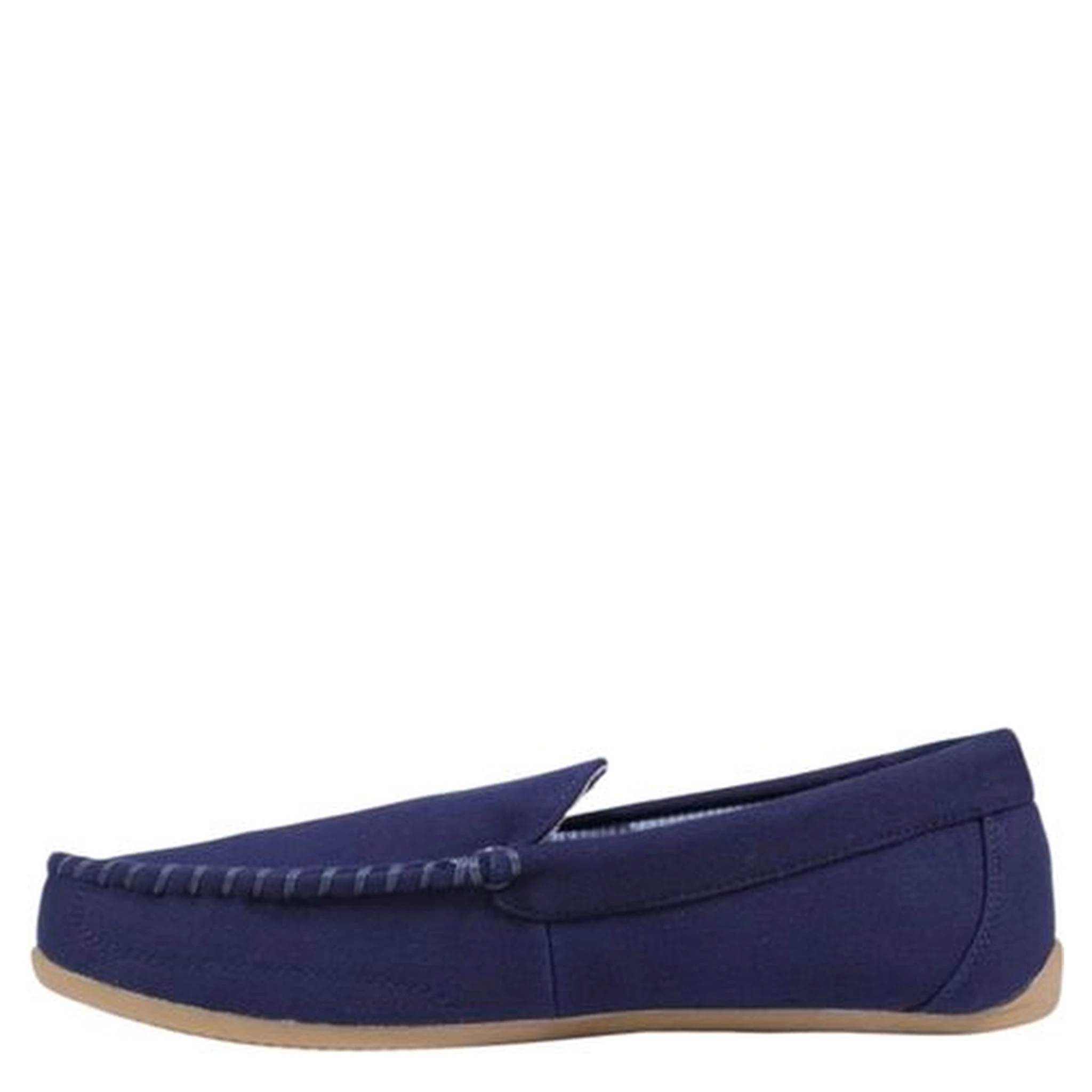 Blue Textile Slippers