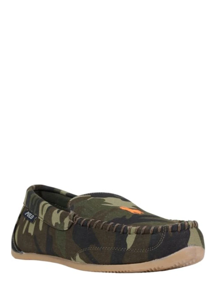 Green Textile Slippers