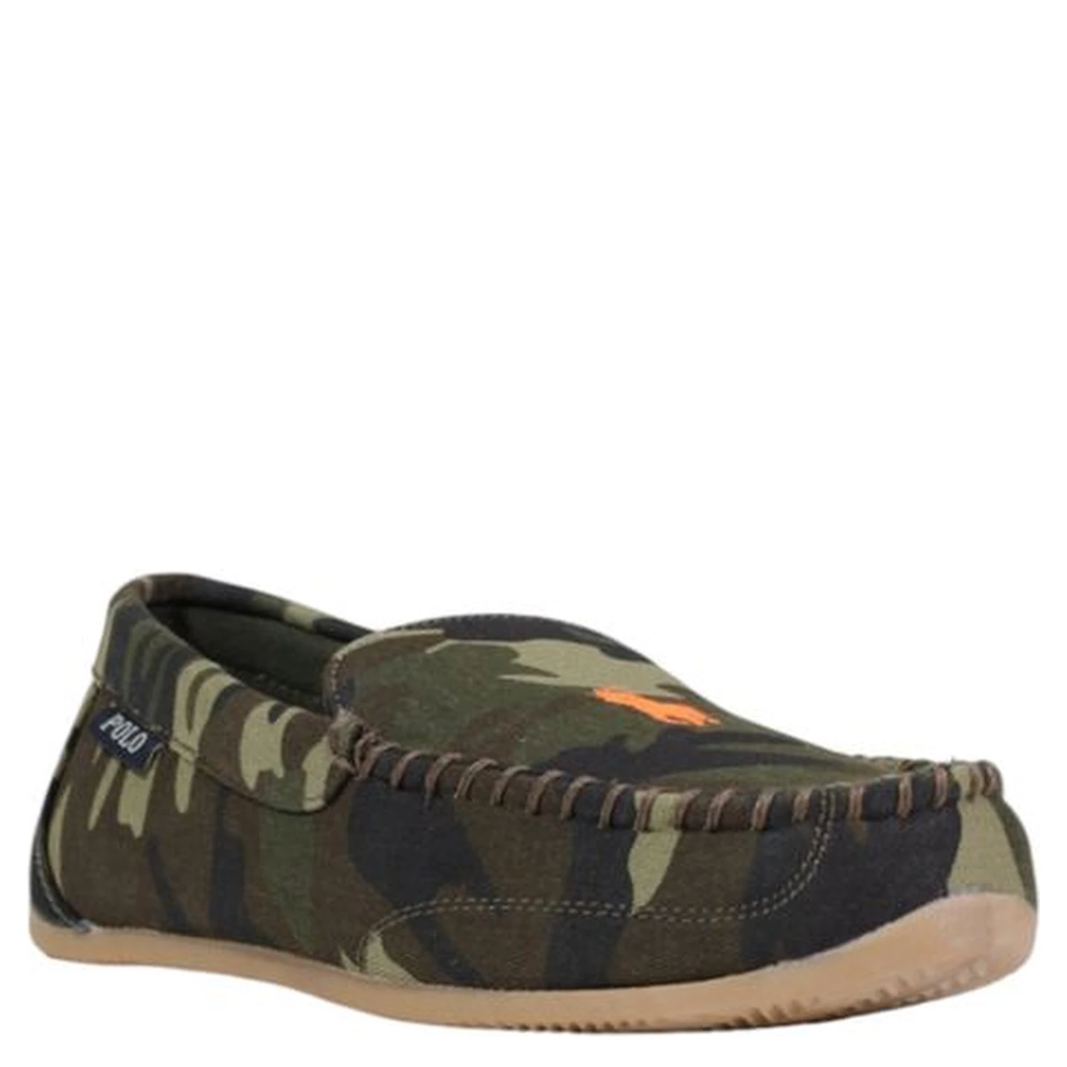 Green Textile Slippers