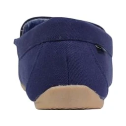 Blue Textile Slippers