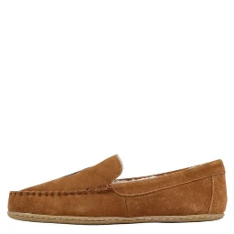 Brown Suede Leather Slippers