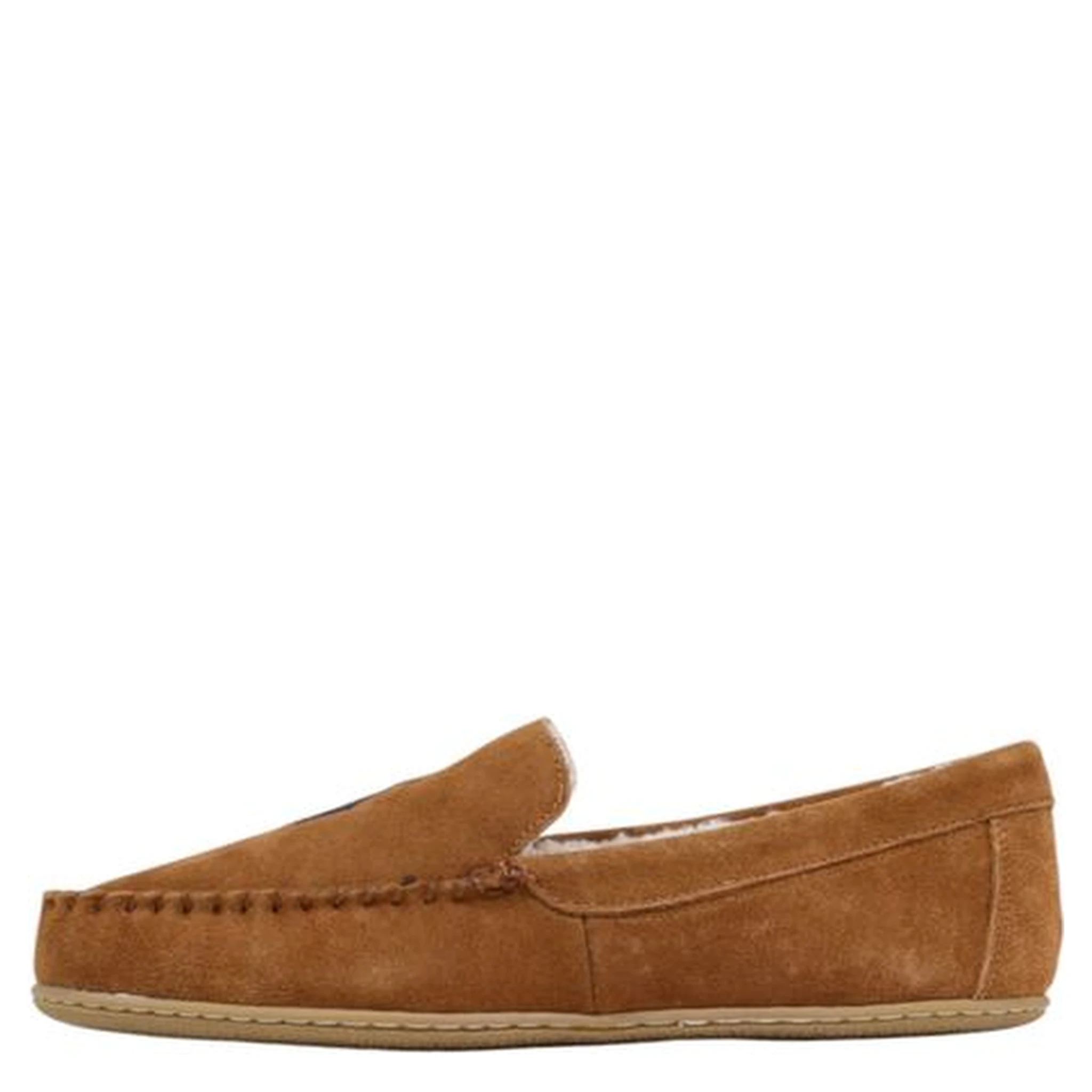 Brown Suede Leather Slippers