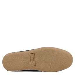 Blue Suede Leather Slippers