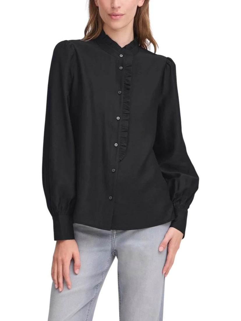 Black Viscose Blouse