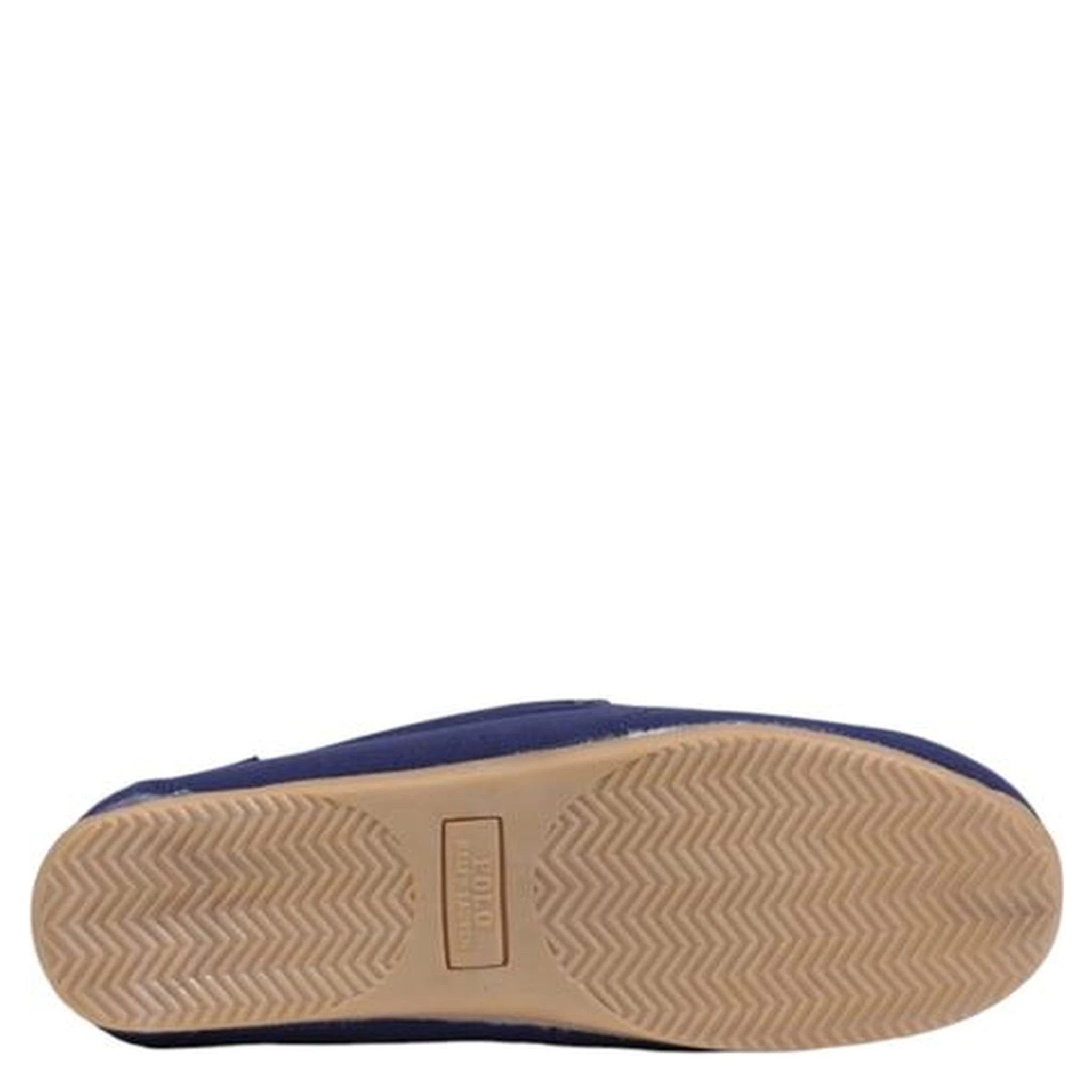 Blue Textile Slippers
