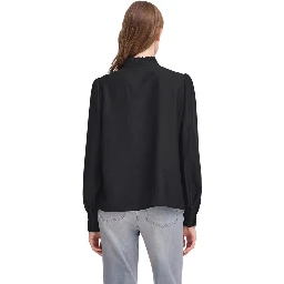 Black Viscose Blouse