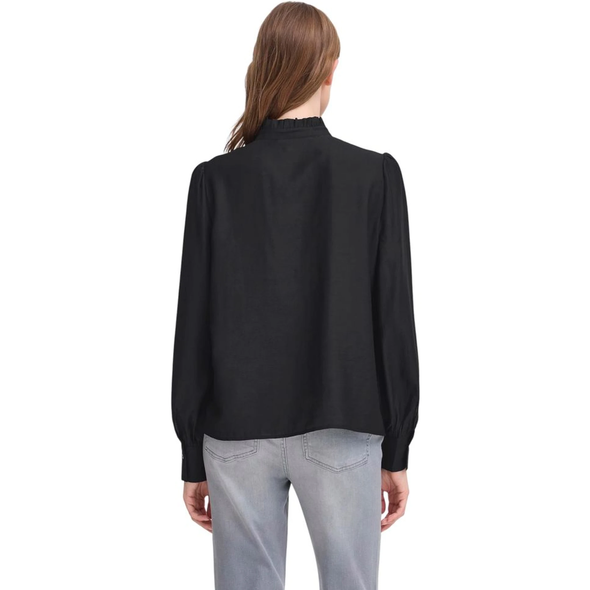Black Viscose Blouse