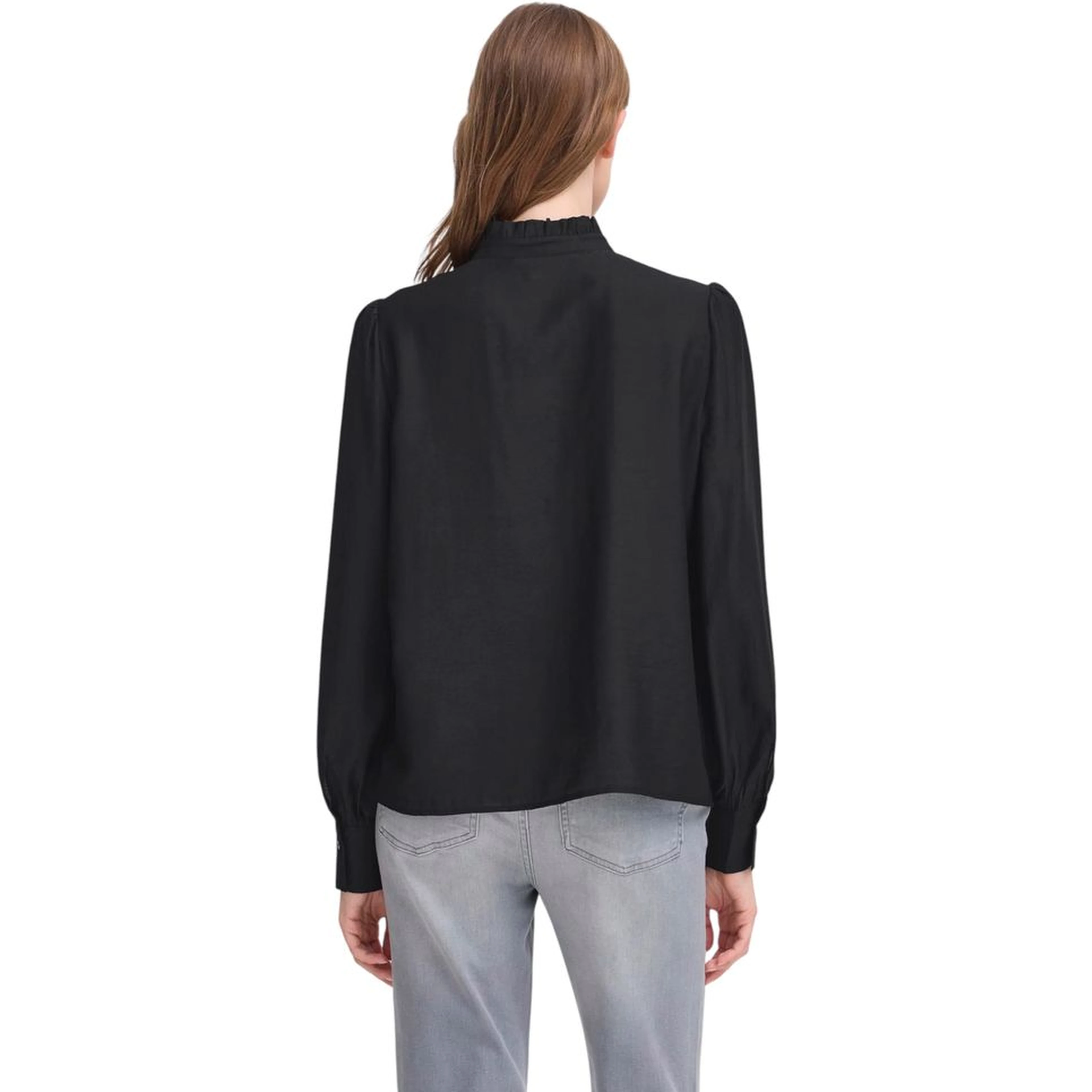 Black Viscose Blouse
