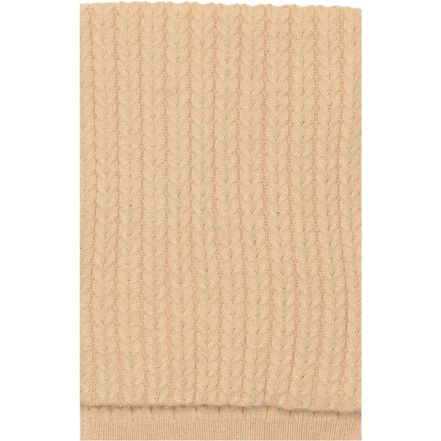 Beige Polyester Scarf