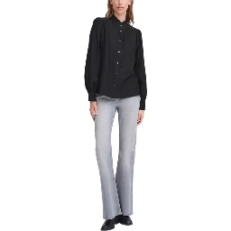 Black Viscose Blouse