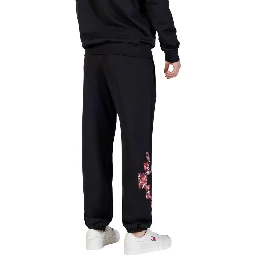 Black Cotton Joggers (Workout Pants)