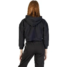 Black Cotton Hoodie