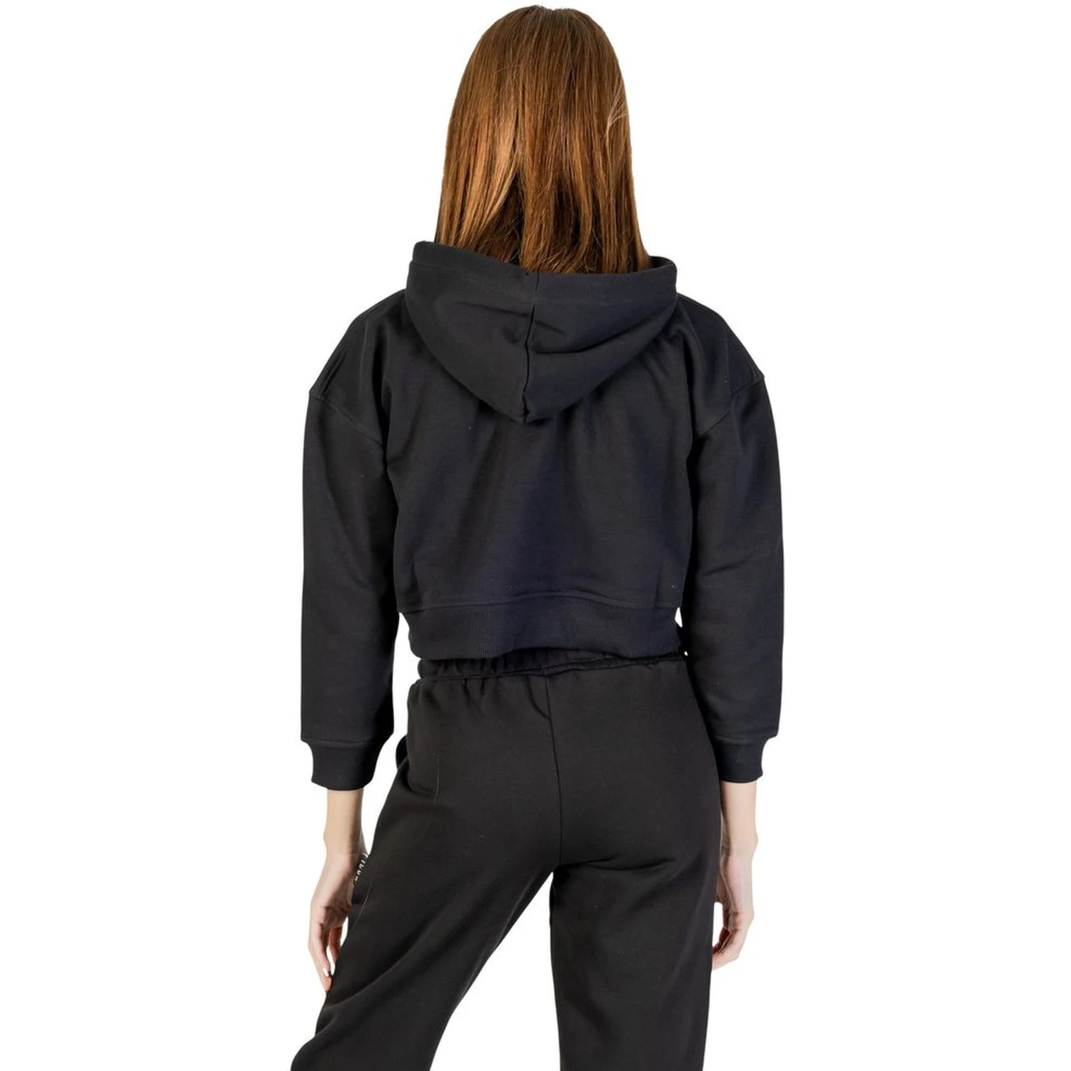 Black Cotton Hoodie