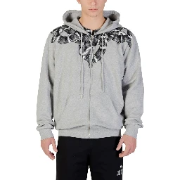 Gray Cotton Hoodie