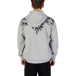 Gray Cotton Hoodie