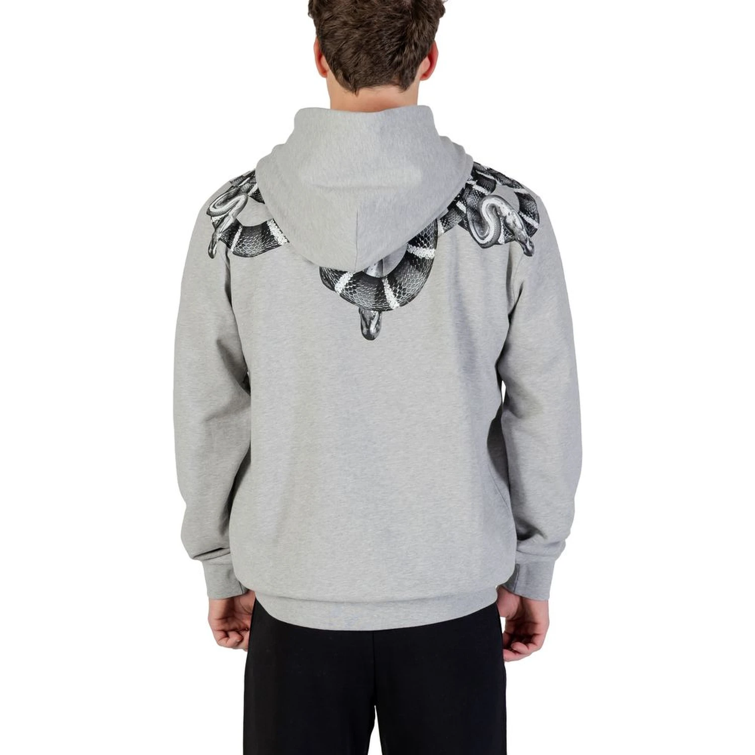 Gray Cotton Hoodie
