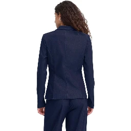 Blue Cotton Blazer