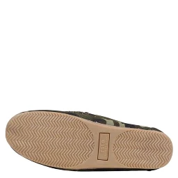 Green Textile Slippers