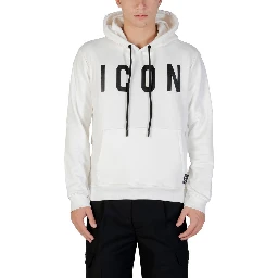 Black And White Cotton Hoodie