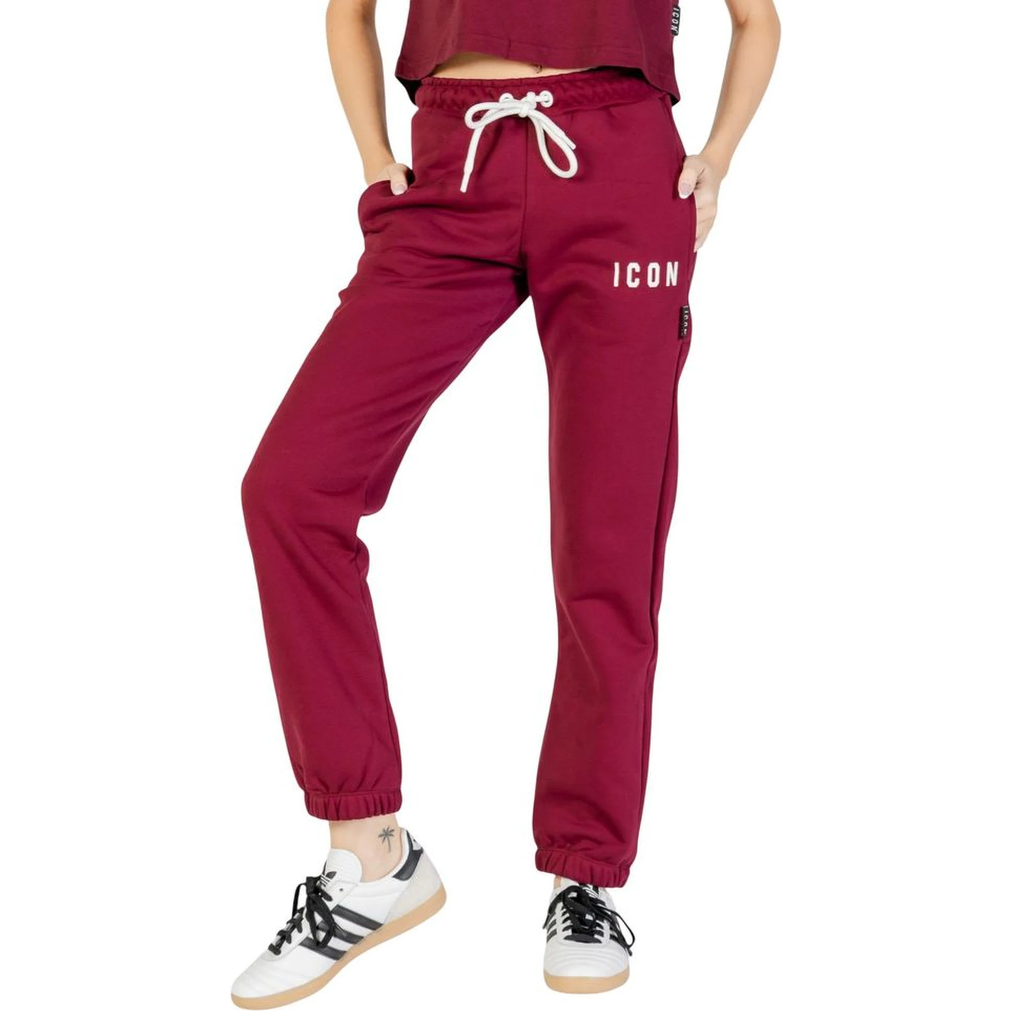 Bordeaux Cotton Joggers (Workout Pants)