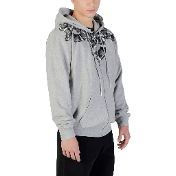Gray Cotton Hoodie